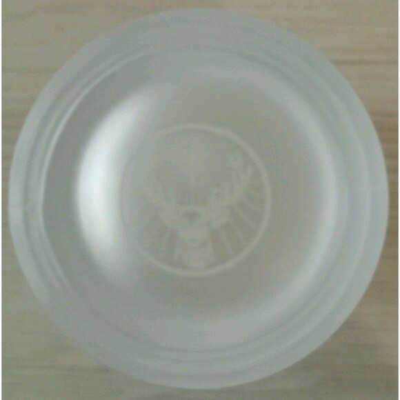 Jegermeister Etched Deer & Cross Logo Frosted Shot Glass Opaque 1 fl.oz - Picture 4 of 5